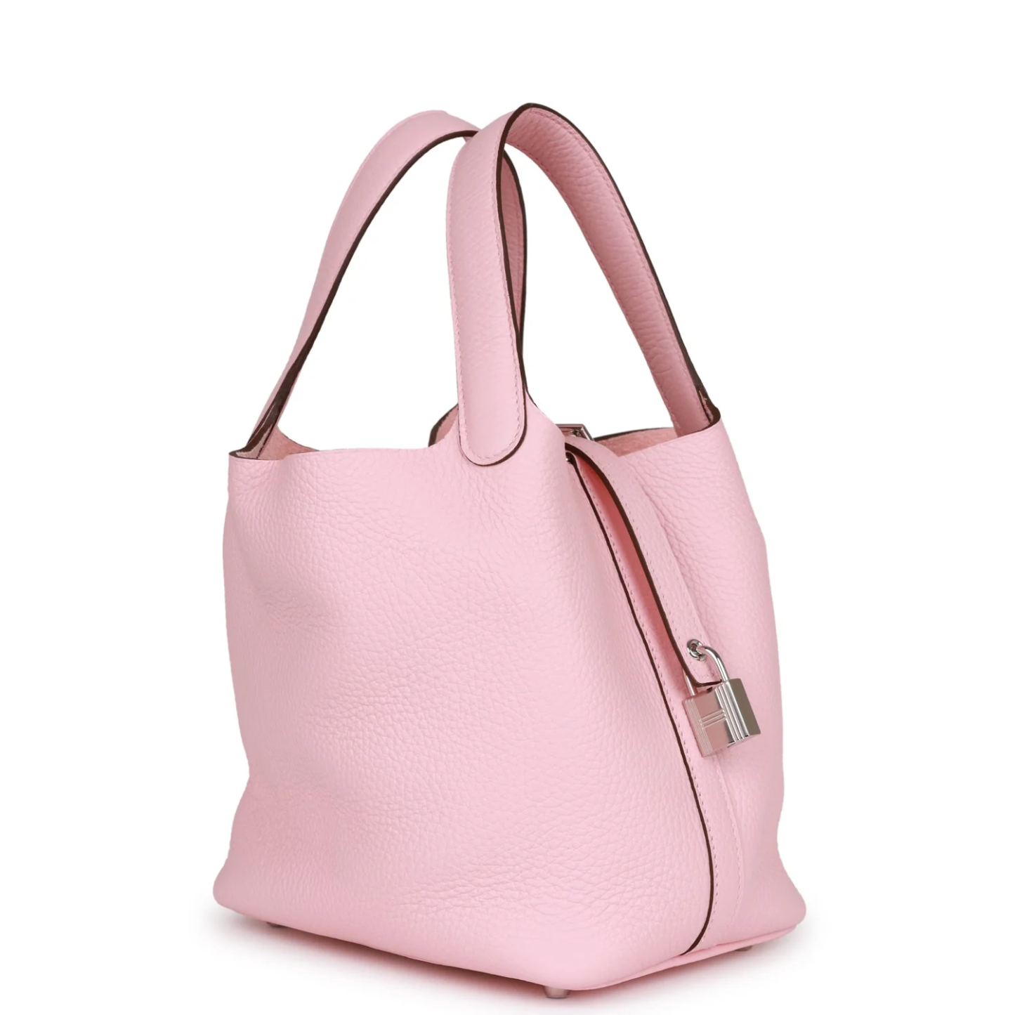 Hermès Picotin Lock 18 Rose Sakura Clemence Palladium Hardware